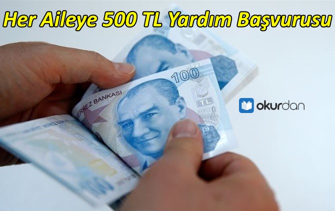 Her Aileye 500 TL Yardım Başvurusu - Başvuru Formu